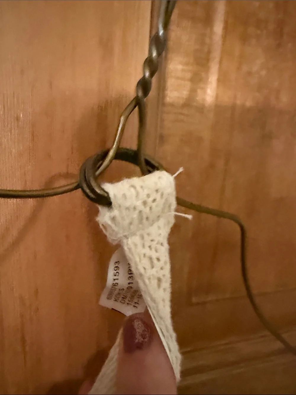 Cream Woven Rope belt - Neutral